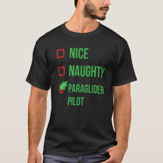 Camiseta Piloto de Parapente Piada Pijama Natal