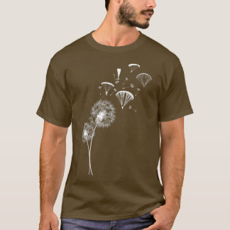 Camiseta Piloto de presente de paraglider dandelion para pa