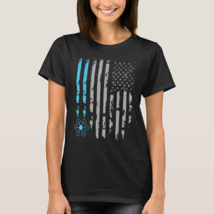 Camiseta Piloto De Quadcopter De Corrida De Drone Nos Estad
