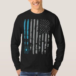 Camiseta Piloto De Quadcopter De Corrida De Drone Nos Estad