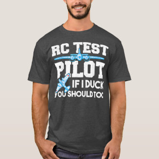 Camiseta Piloto De Teste De Rc Se Eu Pato Você Deve Pl De R