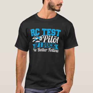 Camiseta Piloto de teste RC de avião Controle remoto RC avi
