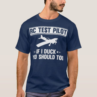 Camiseta Piloto de teste RC Se eu te engano, você deve ir p