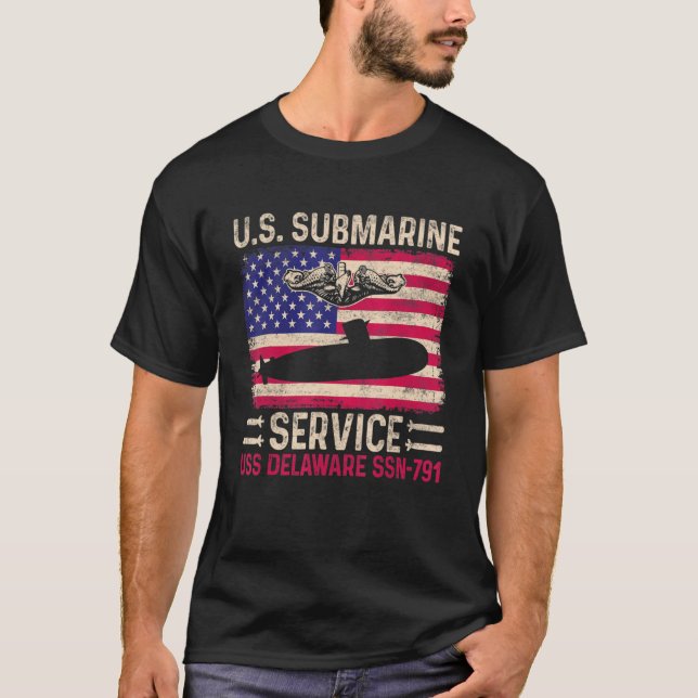 Camiseta Piloto de Torpedo do Serviço Submarino Americano (Frente)