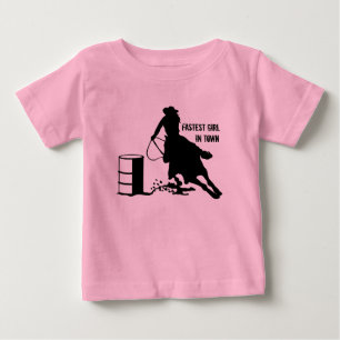 Camiseta Piloto do tambor da vaqueira do tutu do bebé