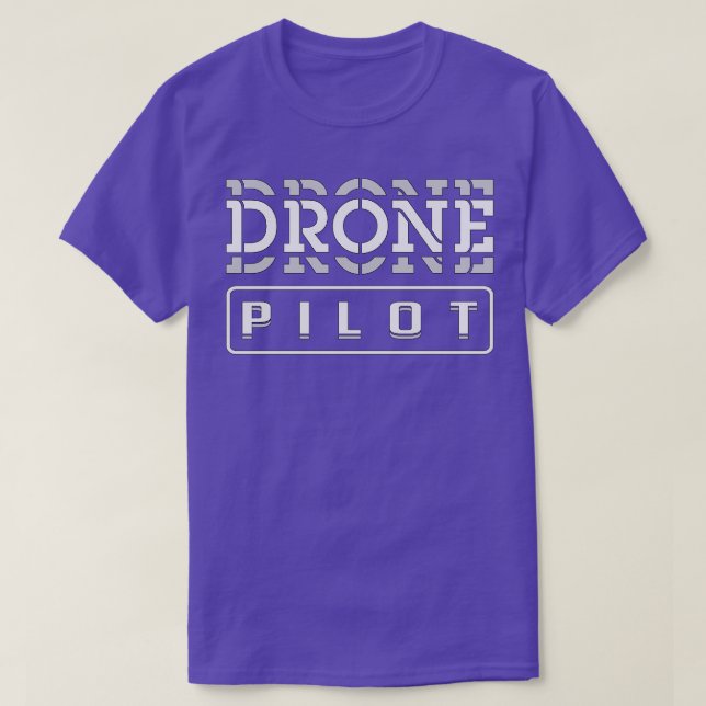 Camiseta Piloto Drone Drones Uav (Frente do Design)