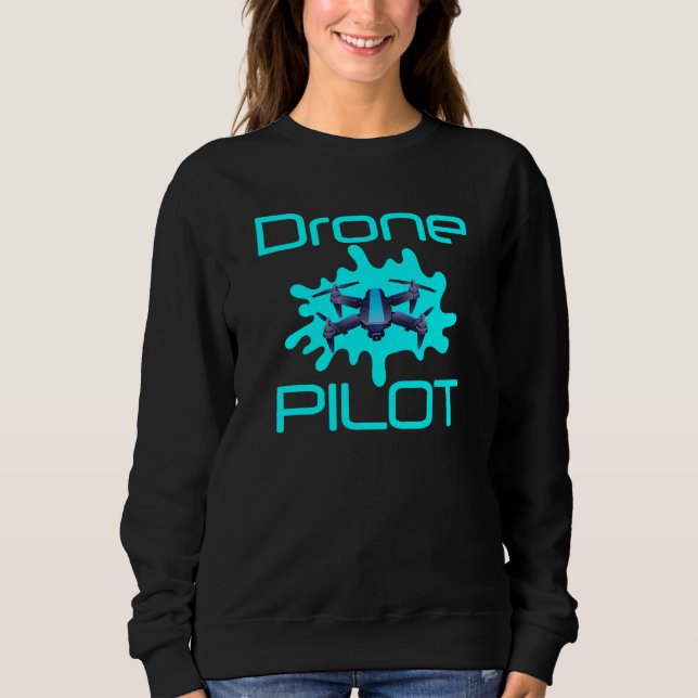 Camiseta Piloto Drone Quadcopter Drones Piloto de Drone Uav (Frente)