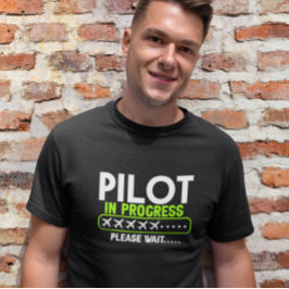 Camiseta Piloto em Carga em Curso Escola de Voo