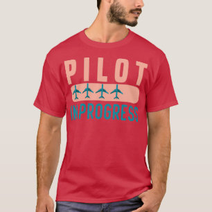 Camiseta Piloto Em Curso De Graduação De Estudantes Funny P