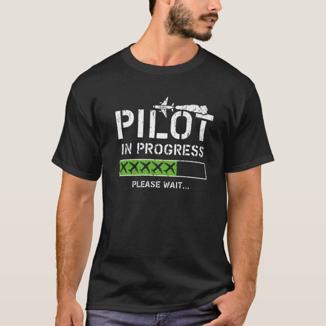 Camiseta Piloto Em Curso Projeto Futuro Avião-Piloto Aviati (Frente)