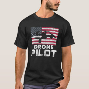 Camiseta Piloto FPV RPV RPV Drone Racer FPV Quadcopter