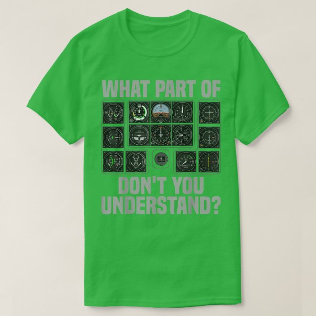 Camiseta Piloto Funny Design Para Aviões Homens Mulheres (Frente do Design)