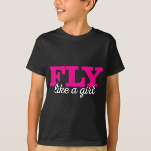 Camiseta Piloto Girl Aviation Flying