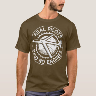 Camiseta Piloto Glider Gling Life No Engines