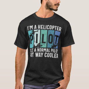 Camiseta Piloto Helicopter engraçado