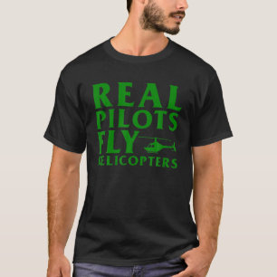 Camiseta Piloto Helicóptero Engraçado Presente Para Mulhere