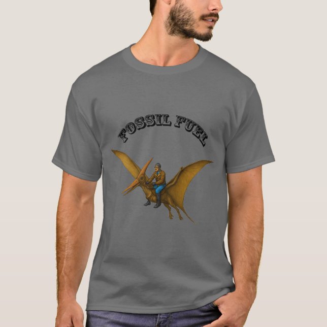 Camiseta Piloto invadindo um Pterossauro Voador URM (Frente)