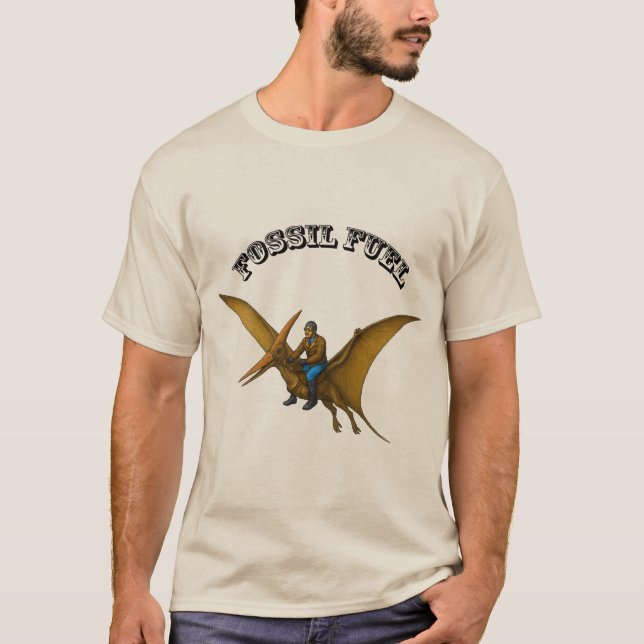Camiseta Piloto invadindo um Pterossauro Voador URM (Frente)