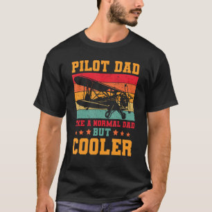 Camiseta Piloto legal Para Aviões De Aeronaves De Pai