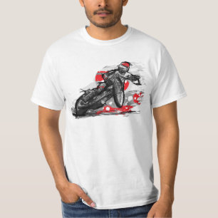 Camiseta Piloto liso da motocicleta da trilha do estrada