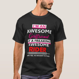 Camiseta Piloto Moto de Trilha Cavalo Motocross Esposa Namo