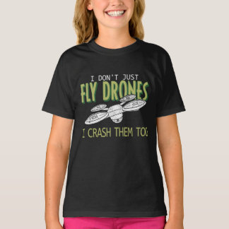 Camiseta Piloto Multirotor-Quadcopter Drone os trava também