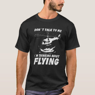 Camiseta Piloto Não Fale Comigo Com A Aviação E O Acessor D
