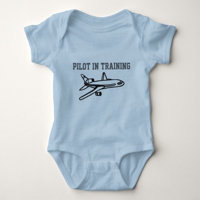 Camiseta Piloto no onsie do treinamento (Frente)