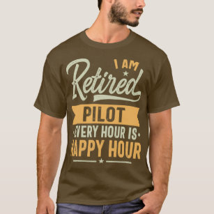Camiseta Piloto-oferta aposentado Ideias de presentes Pilot