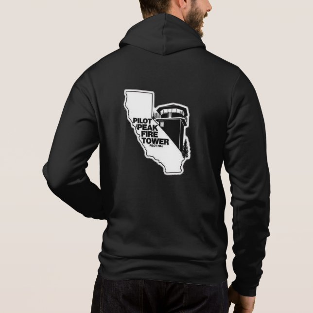 Camiseta Piloto Pico Zip Up Hoodie (Verso)
