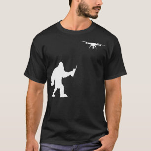 Camiseta Piloto-piloto de doação de drones com pata-rosa 