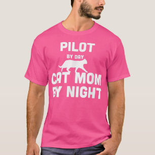 Camiseta Piloto Por Dia Cat Mãe Por Noite2190