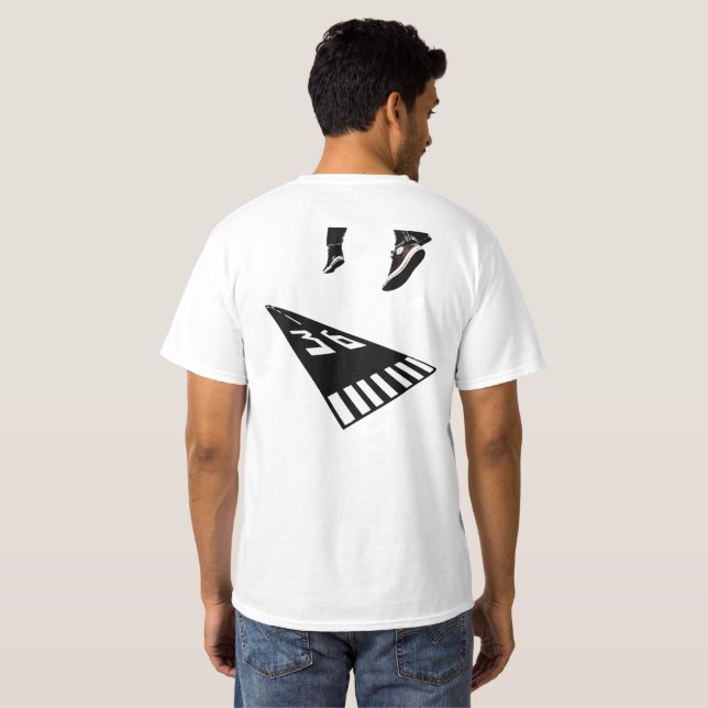 Camiseta Piloto PPG Idade 60+ Fóssil Voador (Parte Traseira Completa)