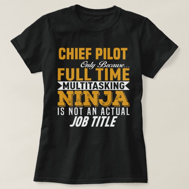 Camiseta Piloto principal (Frente do Design)