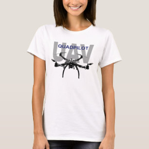 Camiseta Piloto quadpiloto UAV Quadcopter