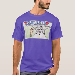 Camiseta Piloto Sloth Watercolor