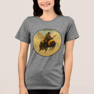 Camiseta Piloto Vintage pilotando um gigante voador Mel URM