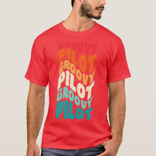 Camiseta Piloto Vintage Retro 60s 70s 80s Vibes