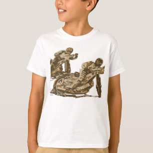 Camiseta Pilotos da motocicleta do estrada