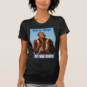 Camiseta Pilotos de Caça Aviadores Afro-Americanos da Segun