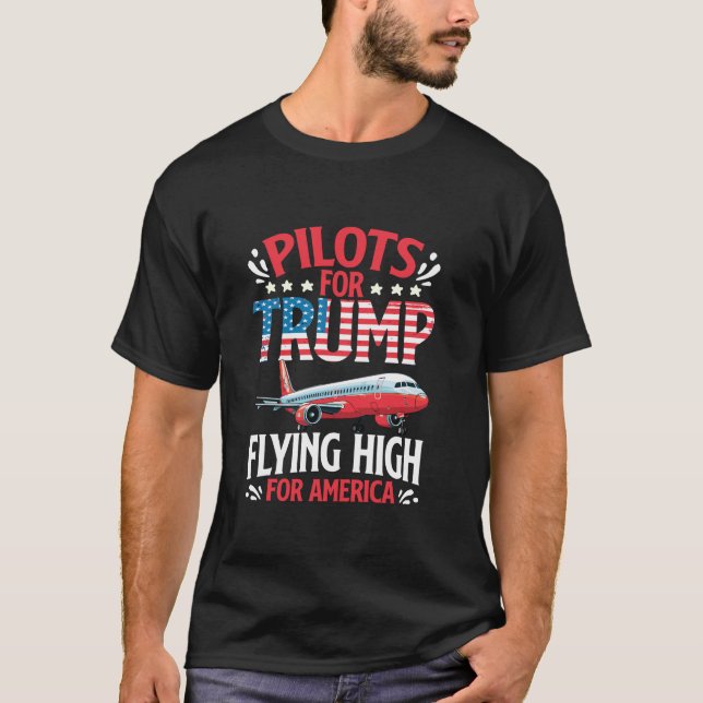 Camiseta Pilotos Para O Avião-Piloto-Piloto-Piloto (Frente)