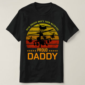 Camiseta Pilotos reais de Pai da Força Aérea orgulhosos não