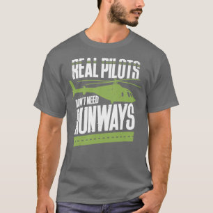 Camiseta Pilotos reais não precisam de pistas