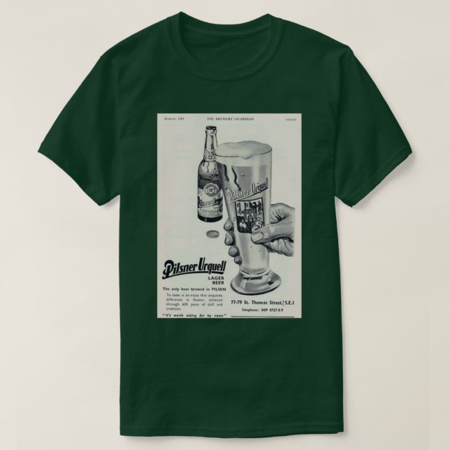 Camiseta pilsner urquell beerr T (Frente do Design)