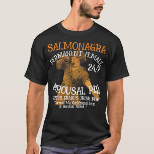 Camiseta Pílula de Estimulação Feminina Permanente Salmonag