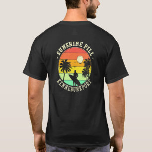Camiseta Pílula de Sol Kennebunkport Verão Maine Tropical