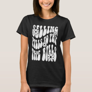 Camiseta Pílulas de Humor de Farmácia Pagam Contas Farmacêu