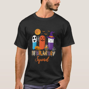 Camiseta Pílulas Engraçadas Farmacêutica Squad Halloween Co
