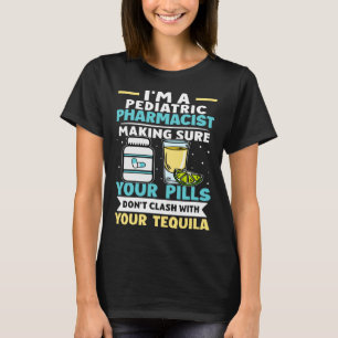 Camiseta Pílulas Farmacêuticas Pediátricas Não Contato com