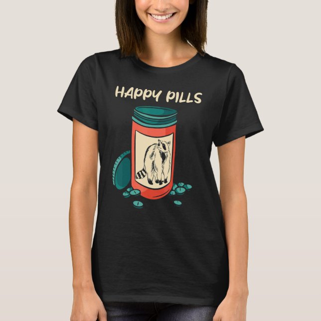 Camiseta Pílulas Felizes de Raquicão (Frente)
